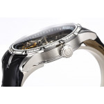 Excalibur Rddbex0393 SS Diamonds Bezel Best Edition Skeleton Dial Leather Strap A2136 Tourbillon BBR