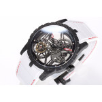 Excalibur Rddbex0393 FC Best Edition Skeleton Dial  White Rubber Strap A2136 Tourbillon BBR