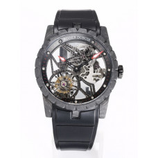 Excalibur Rddbex0393 FC Best Edition Skeleton Dial Black Rubber Strap A2136 Tourbillon BBR