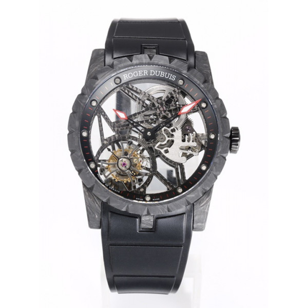 Excalibur Rddbex0393 FC Best Edition Skeleton Dial Black Rubber Strap A2136 Tourbillon BBR