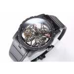 Excalibur Rddbex0393 FC Best Edition Skeleton Dial Black Rubber Strap A2136 Tourbillon BBR