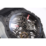 Excalibur Rddbex0393 FC Best Edition Skeleton Dial Black Rubber Strap A2136 Tourbillon BBR