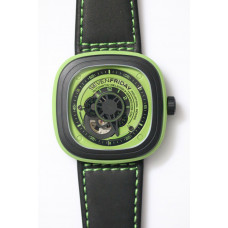 SevenFriday P1-1 PVD/LE Green Japan Miyota