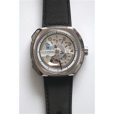 SevenFriday V1-01 SS/LE Silver Japan Miyota 82S7