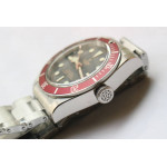 Heritage 2016 Black Bay Shield 1:1 Best Edition Red Bezel Bracelet A2824 V5 ZF