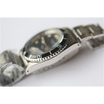 Tudor Vintage SUB 76100 SS/SS Black Dial Bracelet Asia 2836