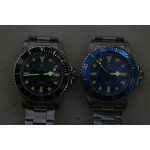 Tudor Vintage SUB 76100 SS/SS Blue&Black Dials Bracelet Asia 2836