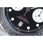 Black Bay Chrono SS 1:1 Best Edition Black Dial On SS Jubilee Bracelet ZF DD7750