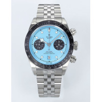 Black Bay Chrono SS 1:1 Best Edition Tiffany Blue Dial On SS Jubilee Bracelet ZF DD7750