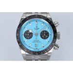 Black Bay Chrono SS 1:1 Best Edition Tiffany Blue Dial On SS Jubilee Bracelet ZF DD7750
