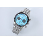 Black Bay Chrono SS 1:1 Best Edition Tiffany Blue Dial On SS Jubilee Bracelet ZF DD7750