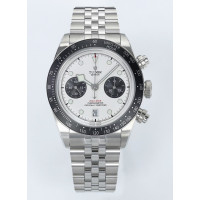 Black Bay Chrono SS 1:1 Best Edition White Dial On SS Jubilee Bracelet ZF DD7750