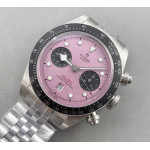 Black Bay Chrono SS  1:1 Best Edition Pink Dial On SS Jubilee Bracelet ZF DD7750