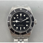 Heritage Black Bay M7941A1A0NU-0003 41mm SS 1:1 Best Edition Black Dial Black Bezel on SS Bracelet ZF A2824