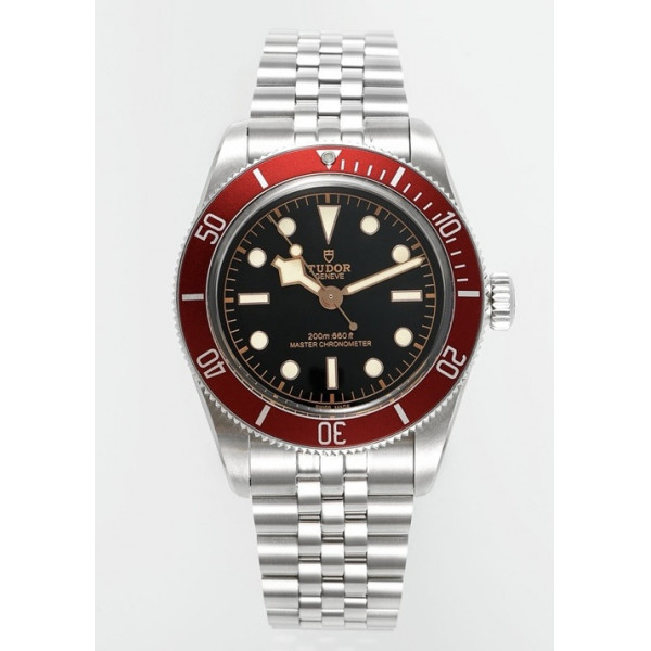 Heritage Black Bay Shield 1:1 Best Edition Red Bezel Jubilee Bracelet ZF A2824 