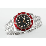 Heritage Black Bay Shield 1:1 Best Edition Red Bezel Jubilee Bracelet ZF A2824 