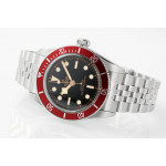 Heritage Black Bay Shield 1:1 Best Edition Red Bezel Jubilee Bracelet ZF A2824 