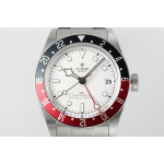 Black Bay GMT Pepsi Blue/Red Bezel White Dial 1:1 Best Edition SS Bracelet ZF A2836