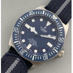 Pelagos M25707B/23-0001 Ti 1:1 V4 Best Edition Blue dial Blue Ceramic Bezel on Nylon Strap M+F Miyato 8N-24