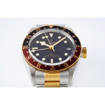 Black Bay GMT S&G Black/Brown Bezel 1:1 Best Edition on SS/YG Bracelet ZF A2836