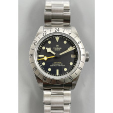 Black Bay GMT SS Bezel 1:1 Best Edition Black Dial on SS Bracelet ZF A2836