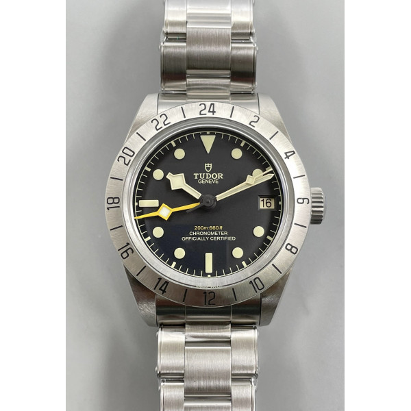 Black Bay GMT SS Bezel 1:1 Best Edition Black Dial on SS Bracelet ZF A2836