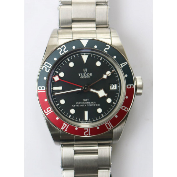 Black Bay GMT Pepsi Blue/Red Bezel Black Dial 1:1 Best Edition SS Bracelet ZF A2836