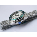 Tag F1 Chrono Calibre 16 SS Green&White Dials Bracelet Quartz 