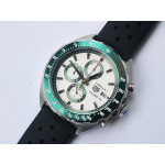 Tag F1 Chrono Calibre 16 SS Green&White Dials Rubber Quartz