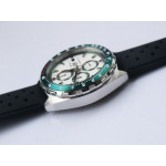 Tag F1 Chrono Calibre 16 SS Green&White Dials Rubber Quartz