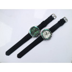 Tag F1 Chrono Calibre 16 SS Green&White Dials Rubber Quartz