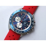  Tag F1 Chrono Calibre 16 SS Black&Grey&Blue Dials Rubber Quartz