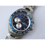 Tag F1 Chrono Calibre 16 SS Grey&Blue&Black Dials Bracelet Quartz