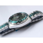 Tag F1 Chrono Calibre 16 SS TT Green&White Dials Bracelet Quartz