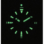 AquaRacer Calibre 5 DLC Case CF Bezel Yellow Numbers Nylon Strap A2824