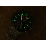 Carrera Calibre HEUER 01 Chrono 43mm Ceramic Bezel Black Dial SS Case XF A1887