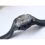 TAG Heuer Carrera Calibre Heuer 01 CLEP Special Edition PVD Case Grey Dial Rubber XF A1887 Chrono