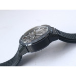 TAG Heuer Carrera Calibre Heuer 01 CLEP Special Edition PVD Case Grey Dial Rubber XF A1887 Chrono