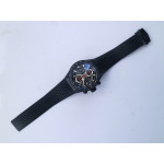 Carrera Calibre HEUER 01 Chrono 43mm Ceramic Case&Bezel Black Rubber Strap XF A1887