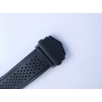 Carrera Calibre HEUER 01 Chrono 43mm Ceramic Case&Bezel Black Rubber Strap XF A1887
