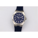 Overseas Ref.47040 SS Case Black&White&Blue Rubber Strap  8F A1126