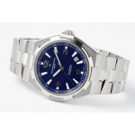 Overseas 47040 SS 1:1 Best Edition Blue Textured Dial Bracelet PPF A1226