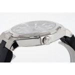 Overseas 47040 SS 1:1 Best Edition Grey Textured Dial Rubber Strap PPF A1226