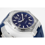 Overseas 47040 SS 1:1 Best Edition Blue Textured Dial Rubber Strap PPF A1226