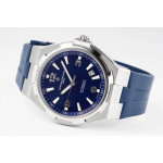 Overseas 47040 SS 1:1 Best Edition Blue Textured Dial Rubber Strap PPF A1226