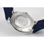 Overseas 47040 SS 1:1 Best Edition Blue Textured Dial Rubber Strap PPF A1226