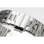 Overseas 47040 SS 1:1 Best Edition Grey Textured Dial Bracelet PPF A1226