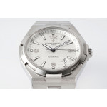 Overseas 47040 SS 1:1 Best Edition White Textured Dial Bracelet PPF A1226