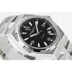 Overseas 47040 SS 1:1 Best Edition Black Textured Dial Bracelet PPF A1226