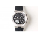 Overseas Chrono Ref.5500V SS Blue&Black&White Dials Rubber Strap 8F A5200